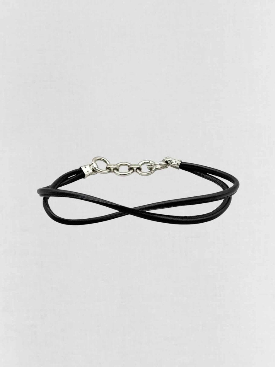 Pre - loved GIANFRANCO FERRE Black Chain Link Belt at Reems Closet