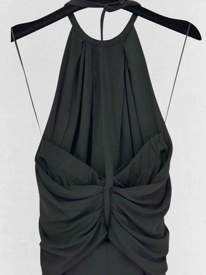 Pre-loved GIANFRANCO FERRE Black Size Medium Jumpsuit at Reems Closet