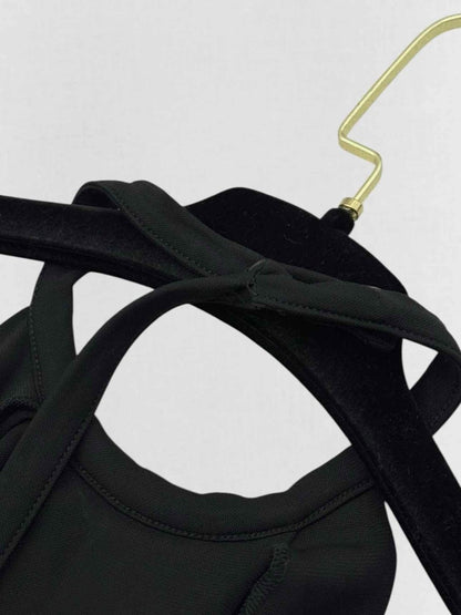 Pre-loved GIANFRANCO FERRE Black Size Medium Jumpsuit at Reems Closet