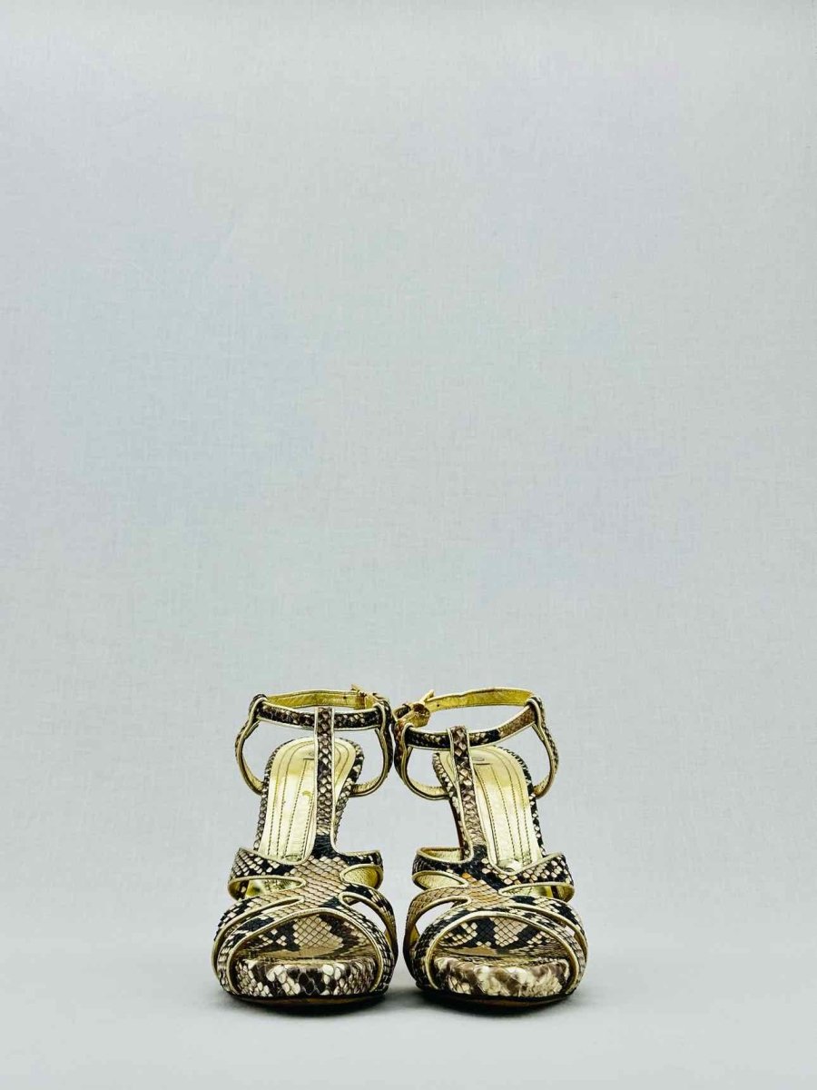 Pre - loved GIANMARCO LORENZI Size EU 38 Heeled Sandals at Reems Closet