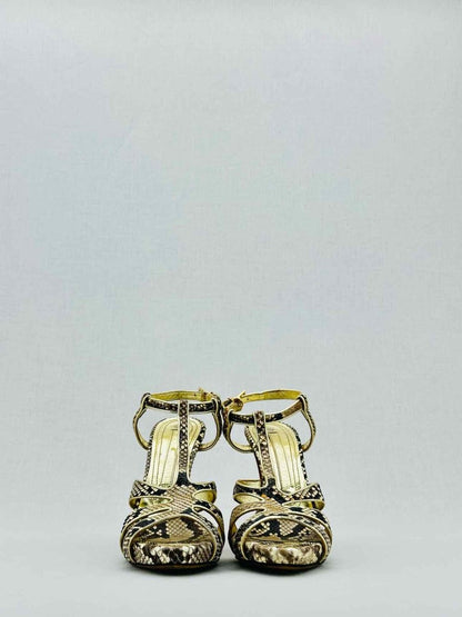 Pre - loved GIANMARCO LORENZI Size EU 38 Heeled Sandals at Reems Closet