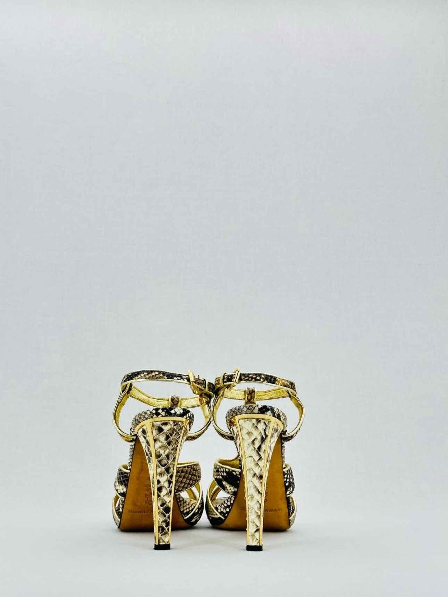 Pre - loved GIANMARCO LORENZI Size EU 38 Heeled Sandals at Reems Closet