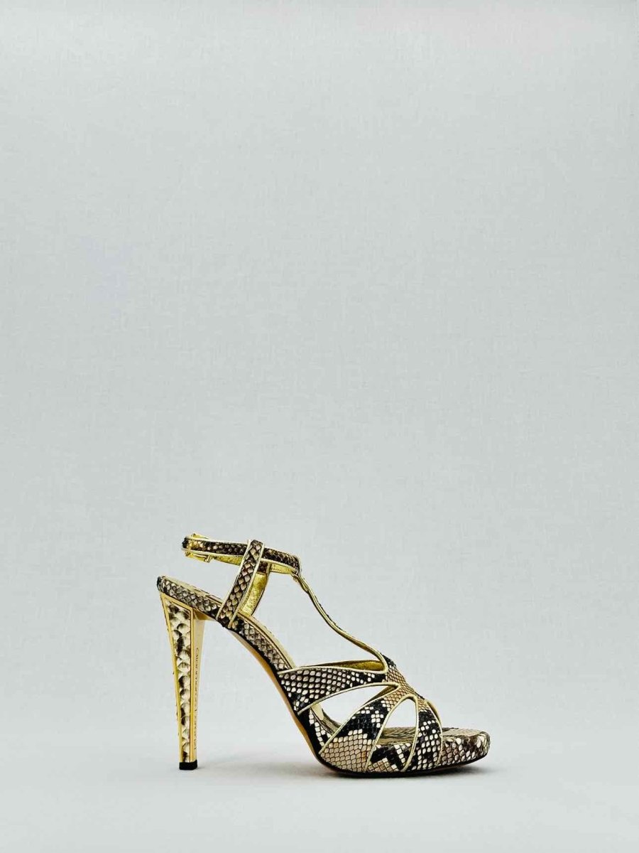 Pre - loved GIANMARCO LORENZI Size EU 38 Heeled Sandals at Reems Closet