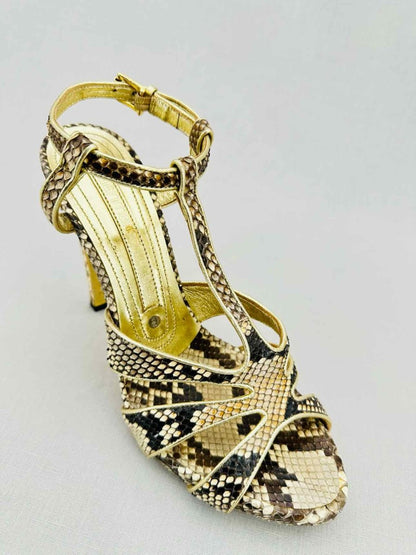 Pre - loved GIANMARCO LORENZI Size EU 38 Heeled Sandals at Reems Closet