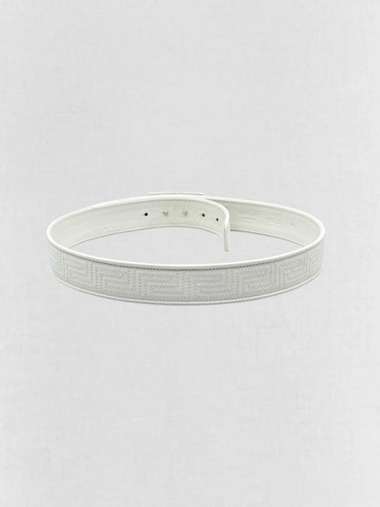 Pre - loved GIANNI VERSACE White Belt at Reems Closet