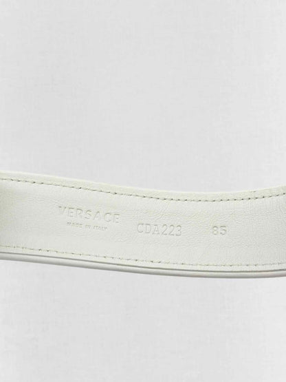 Pre - loved GIANNI VERSACE White Belt at Reems Closet