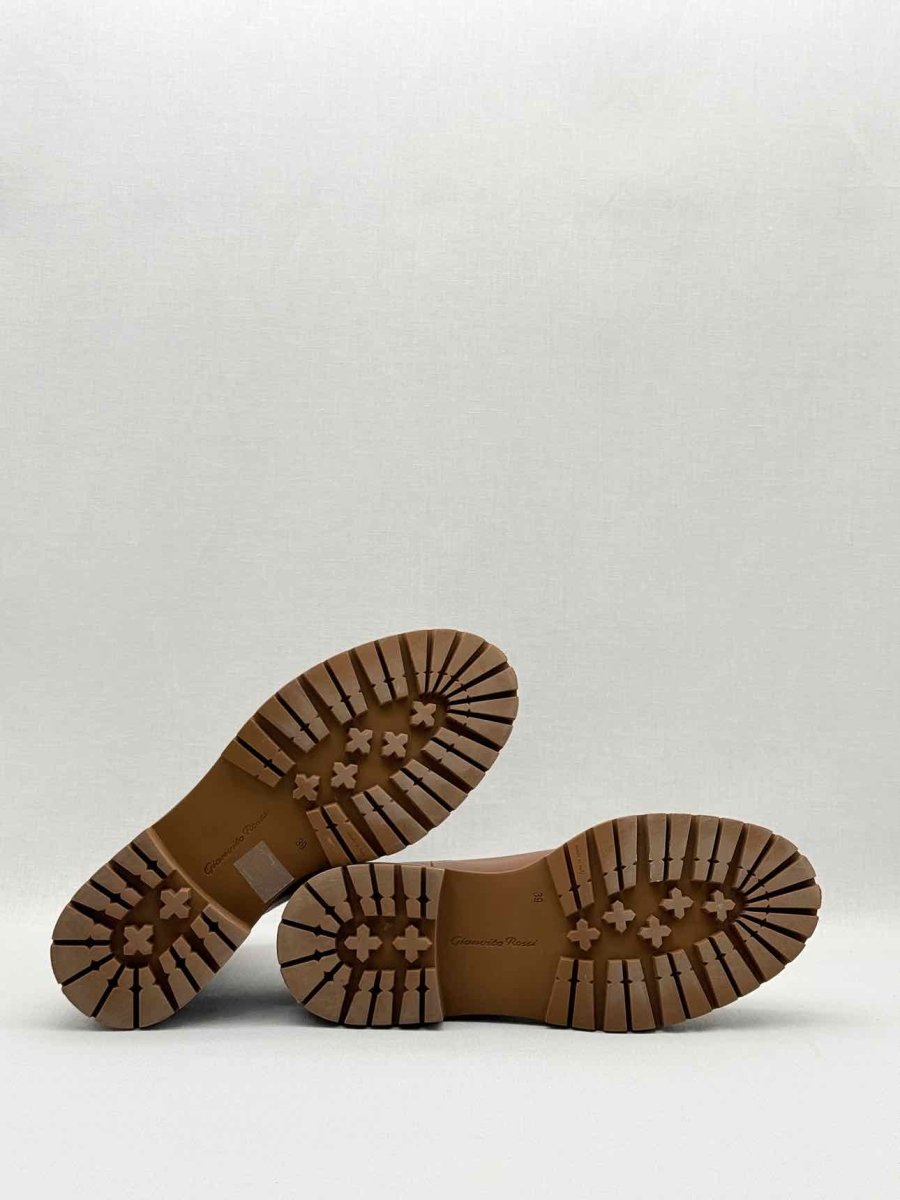 Pre - loved GIANRITO ROSSI Chelsea Brown Size EU 39 Ankle Boots at Reems Closet