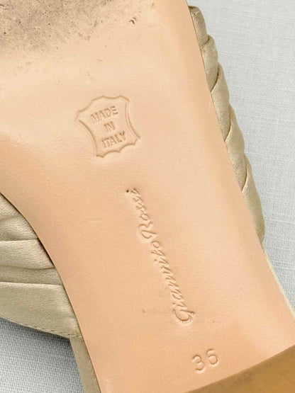 Pre - loved GIANVITO ROSSI Beige Size EU 36 Heeled Sandals at Reems Closet