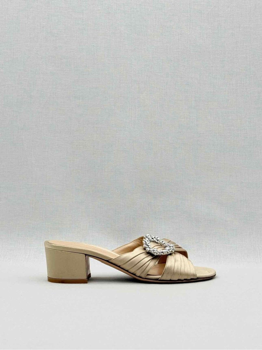 Pre - loved GIANVITO ROSSI Beige Size EU 36 Heeled Sandals at Reems Closet