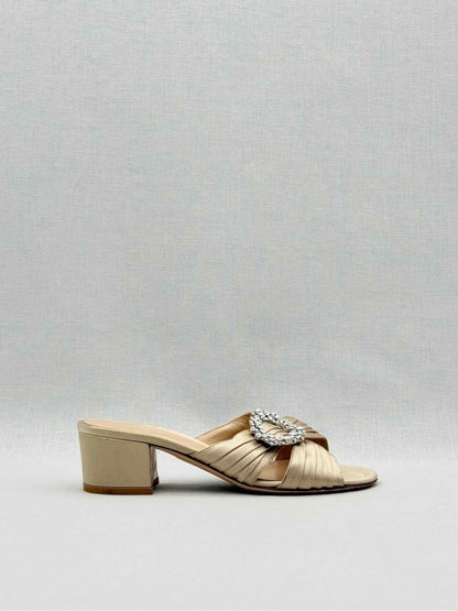 Pre - loved GIANVITO ROSSI Beige Size EU 36 Heeled Sandals at Reems Closet