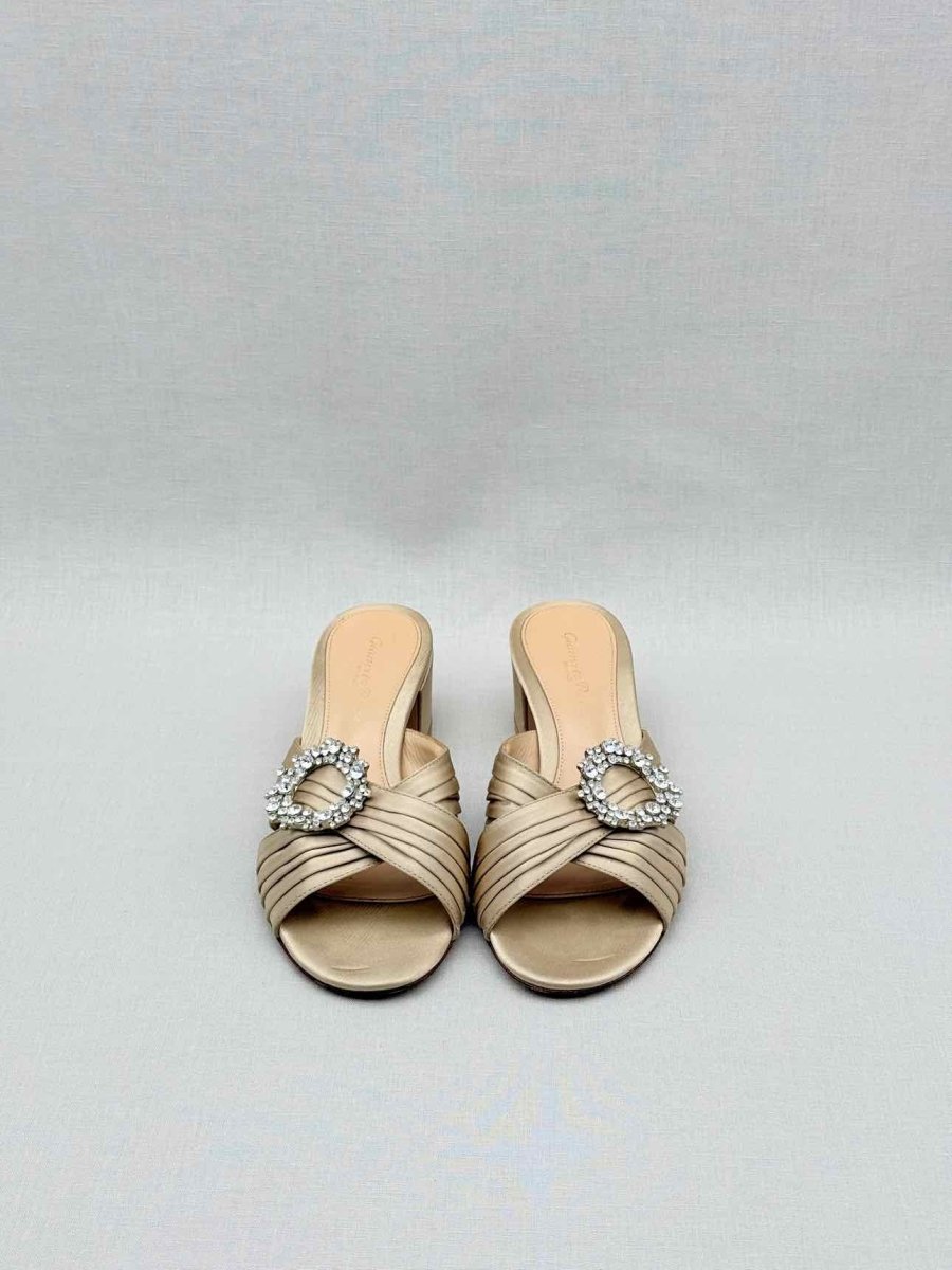 Pre - loved GIANVITO ROSSI Beige Size EU 36 Heeled Sandals at Reems Closet