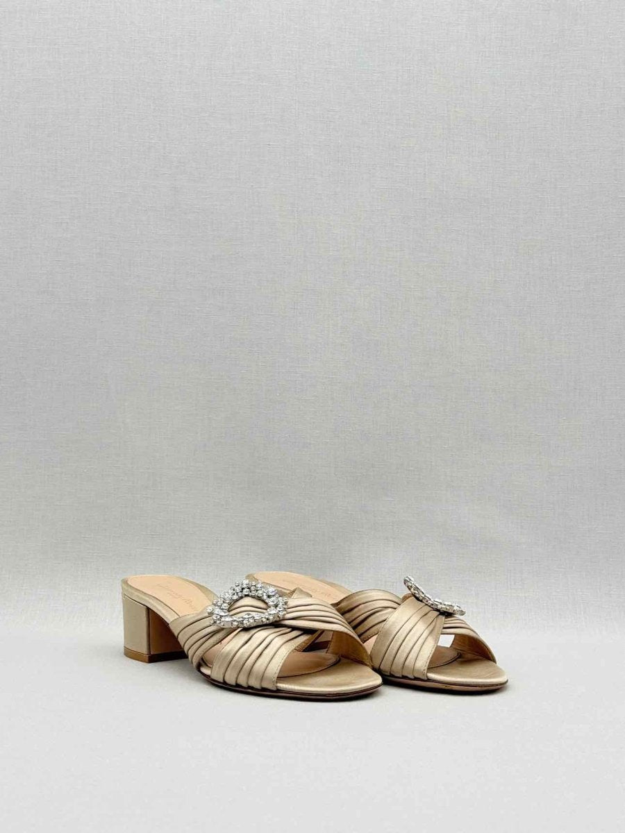 Pre - loved GIANVITO ROSSI Beige Size EU 36 Heeled Sandals at Reems Closet