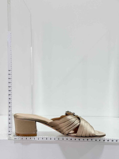 Pre - loved GIANVITO ROSSI Beige Size EU 36 Heeled Sandals at Reems Closet