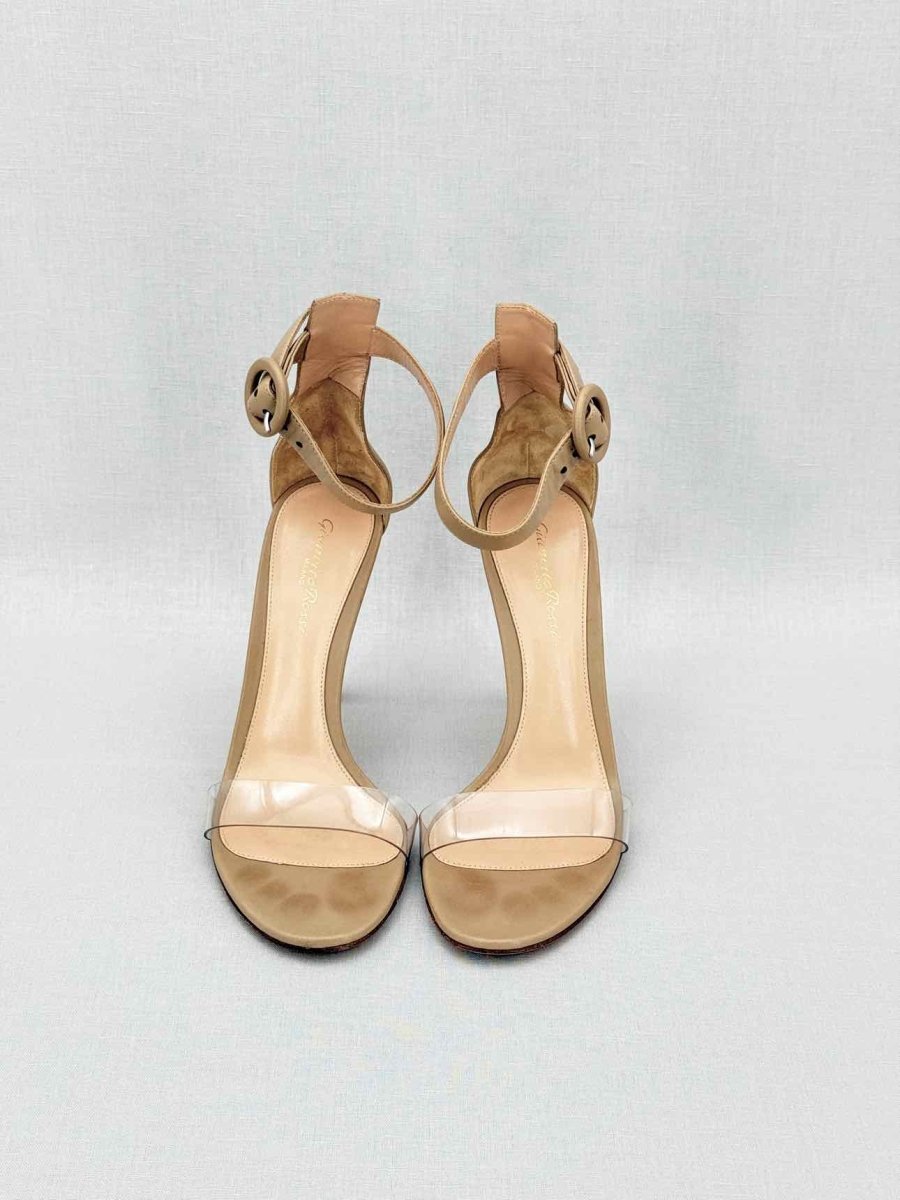 Pre - loved GIANVITO ROSSI Beige Size EU 38 Heeled Sandals at Reems Closet