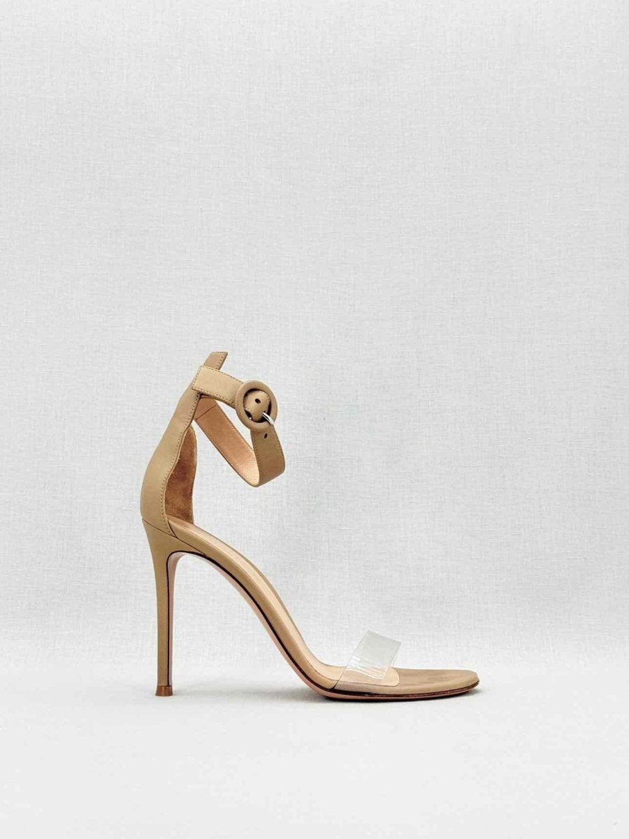 Pre - loved GIANVITO ROSSI Beige Size EU 38 Heeled Sandals at Reems Closet