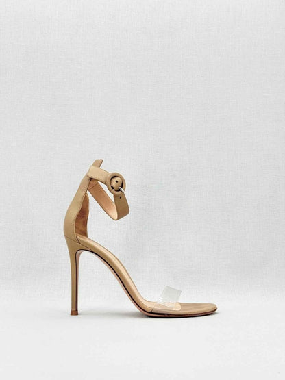 Pre - loved GIANVITO ROSSI Beige Size EU 38 Heeled Sandals at Reems Closet