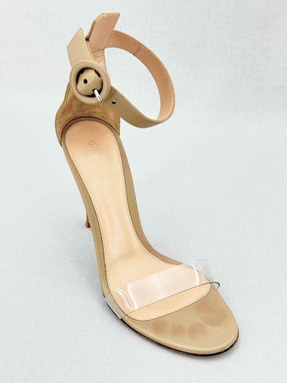 Pre - loved GIANVITO ROSSI Beige Size EU 38 Heeled Sandals at Reems Closet