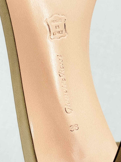 Pre - loved GIANVITO ROSSI Beige Size EU 38 Heeled Sandals at Reems Closet