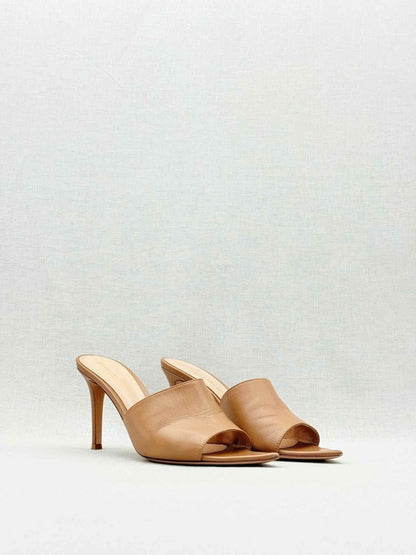 Pre - loved GIANVITO ROSSI Beige Size EU 38.5 Heeled Sandals at Reems Closet