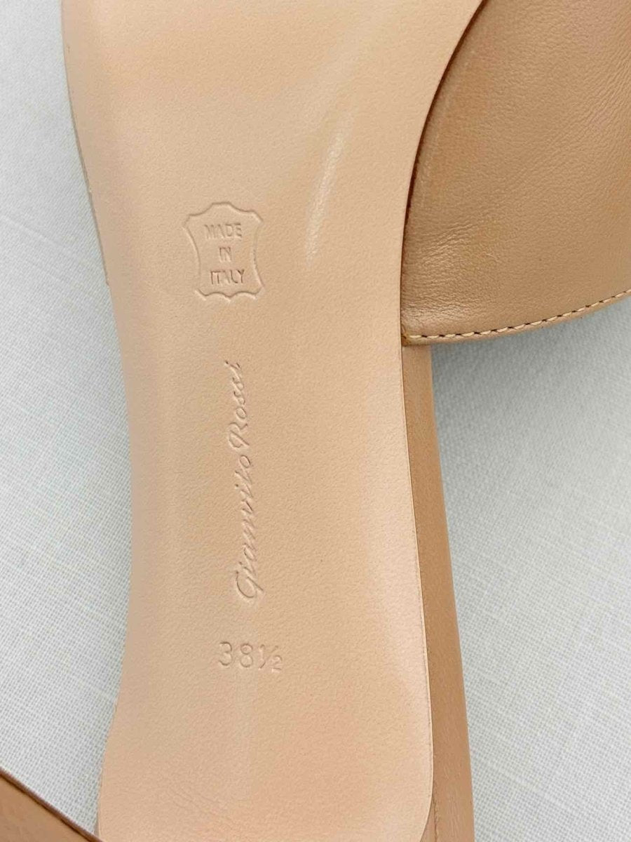 Pre - loved GIANVITO ROSSI Beige Size EU 38.5 Heeled Sandals at Reems Closet