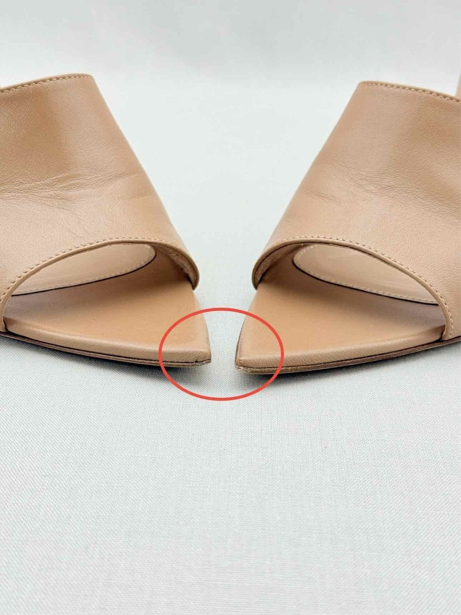 Pre - loved GIANVITO ROSSI Beige Size EU 38.5 Heeled Sandals at Reems Closet