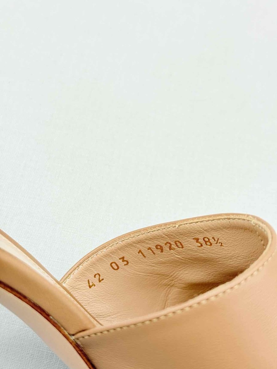 Pre - loved GIANVITO ROSSI Beige Size EU 38.5 Heeled Sandals at Reems Closet