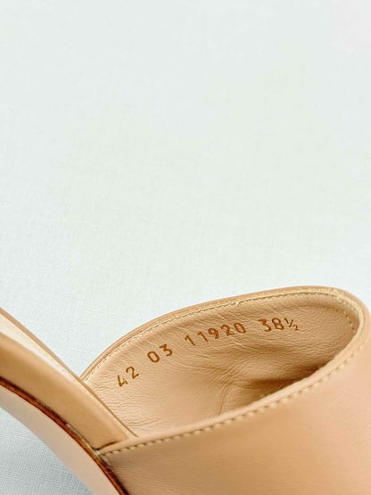 Pre - loved GIANVITO ROSSI Beige Size EU 38.5 Heeled Sandals at Reems Closet