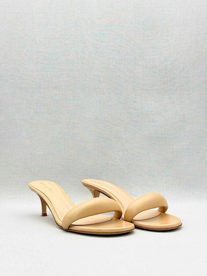 Pre-loved GIANVITO ROSSI Bijoux Beige Size EU 40 Mules at Reems Closet
