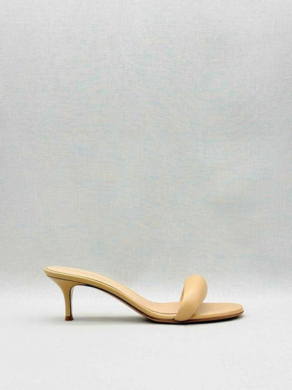 Pre-loved GIANVITO ROSSI Bijoux Beige Size EU 40 Mules at Reems Closet