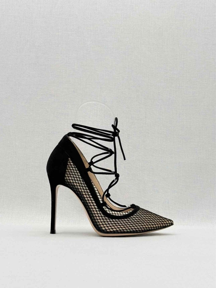Pre - loved GIANVITO ROSSI Black Size EU 36 Heeled Sandals at Reems Closet