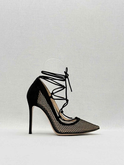 Pre - loved GIANVITO ROSSI Black Size EU 36 Heeled Sandals at Reems Closet