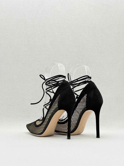 Pre - loved GIANVITO ROSSI Black Size EU 36 Heeled Sandals at Reems Closet