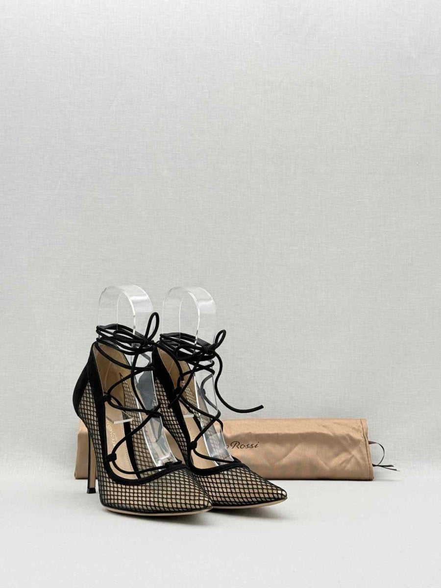 Pre - loved GIANVITO ROSSI Black Size EU 36 Heeled Sandals at Reems Closet