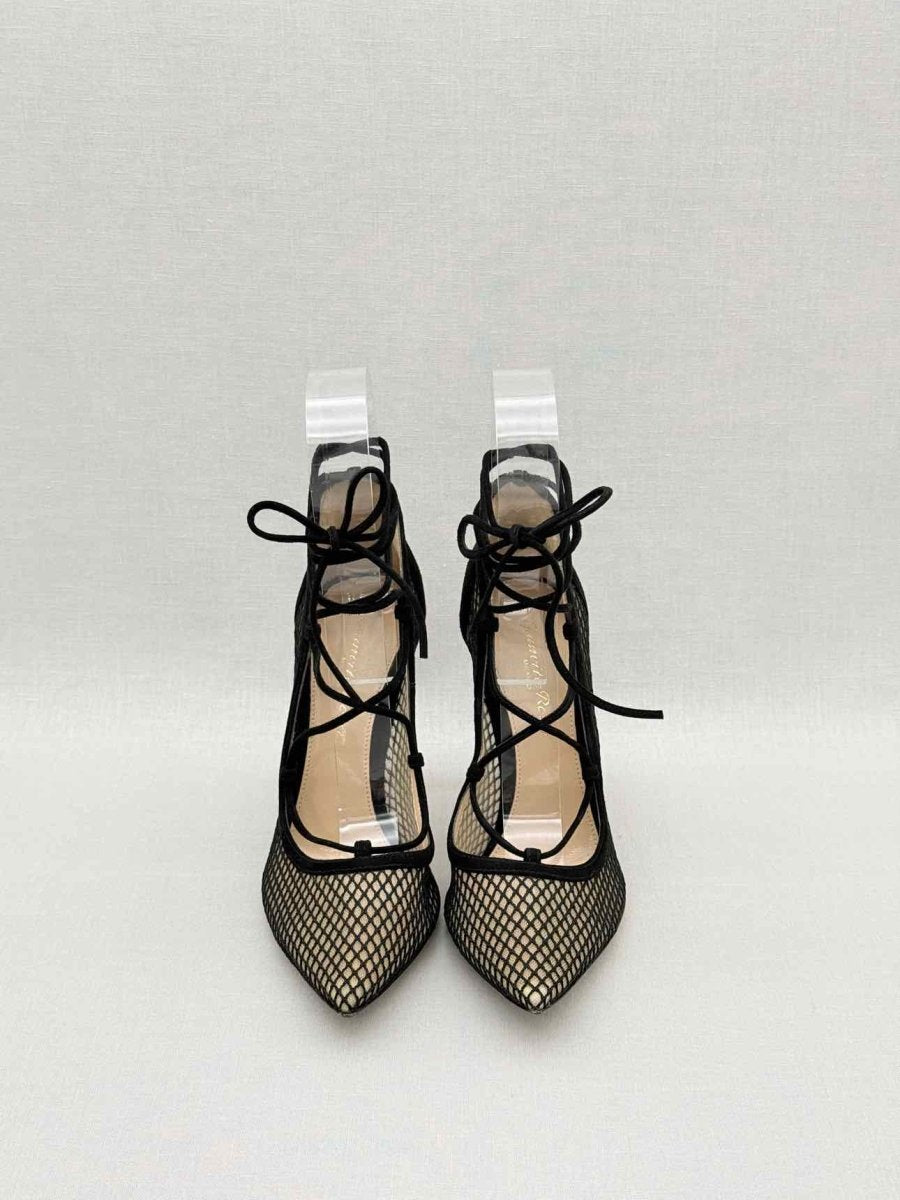 Pre - loved GIANVITO ROSSI Black Size EU 36 Heeled Sandals at Reems Closet