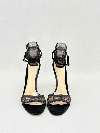 Pre - loved GIANVITO ROSSI Black Size EU 38 Heeled Sandals at Reems Closet