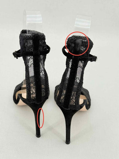 Pre - loved GIANVITO ROSSI Black Size EU 38 Heeled Sandals at Reems Closet