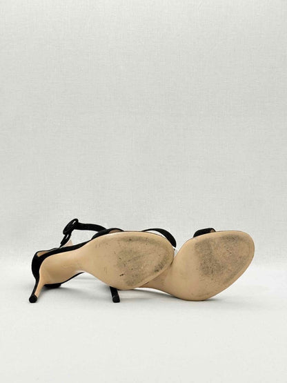 Pre-loved GIANVITO ROSSI Black Size EU 38 Heeled Sandals at Reems Closet