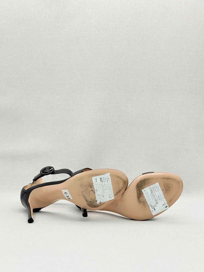 Pre-loved GIANVITO ROSSI Black Size EU 38 Heeled Sandals at Reems Closet
