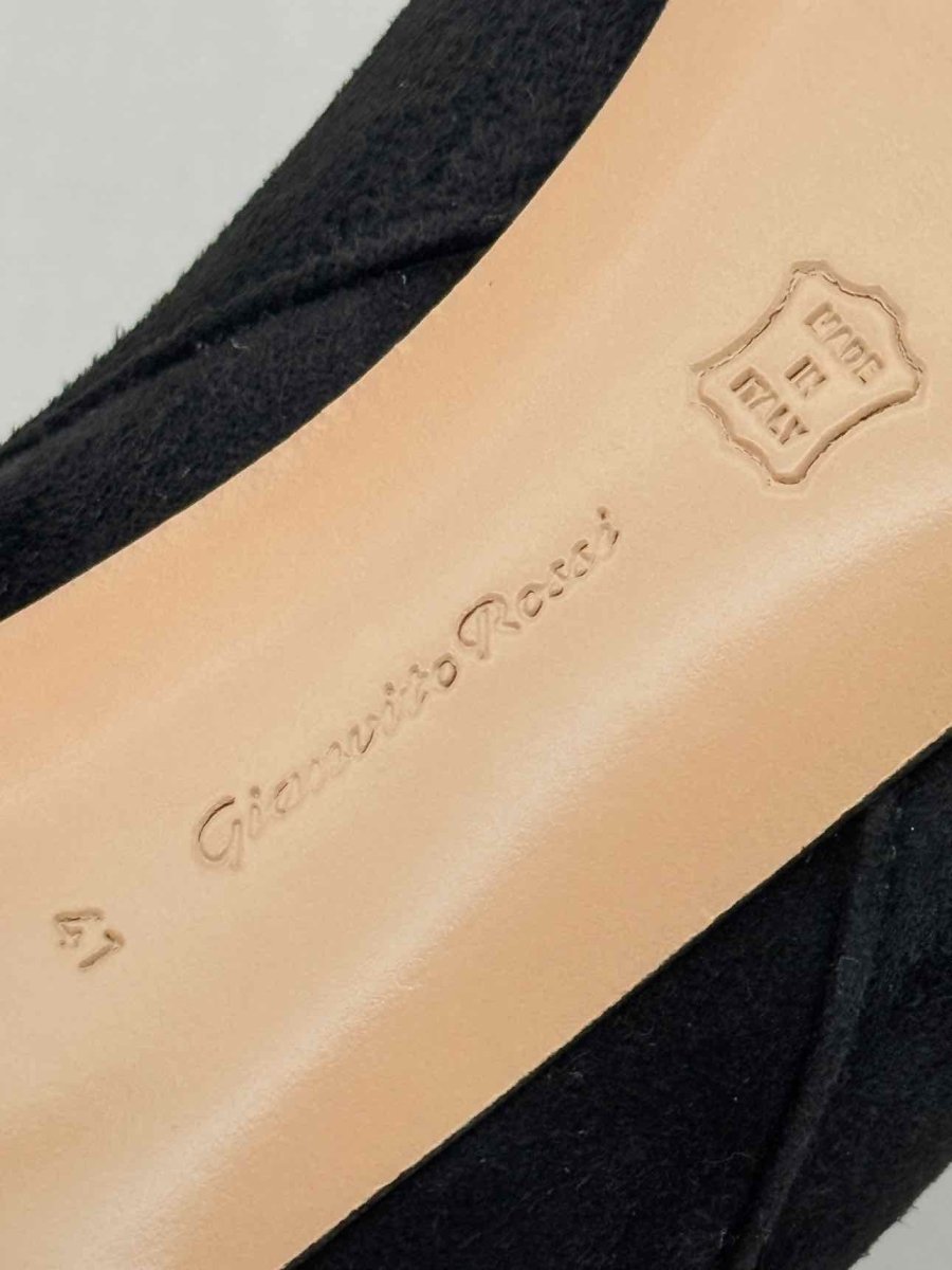 Pre - loved GIANVITO ROSSI Black Size EU 41 Ankle Boots at Reems Closet