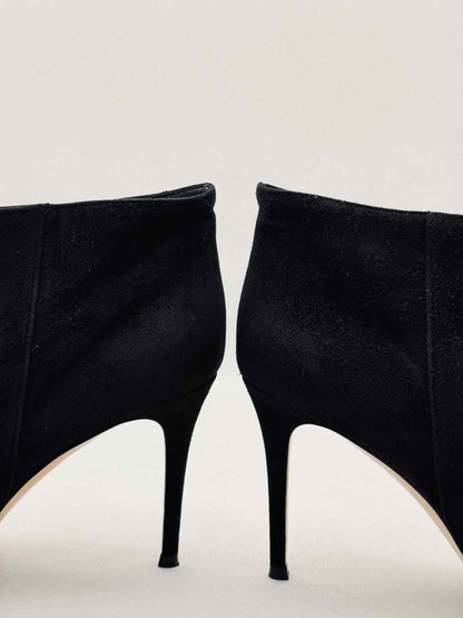 Pre - loved GIANVITO ROSSI Black Size EU 41 Ankle Boots at Reems Closet