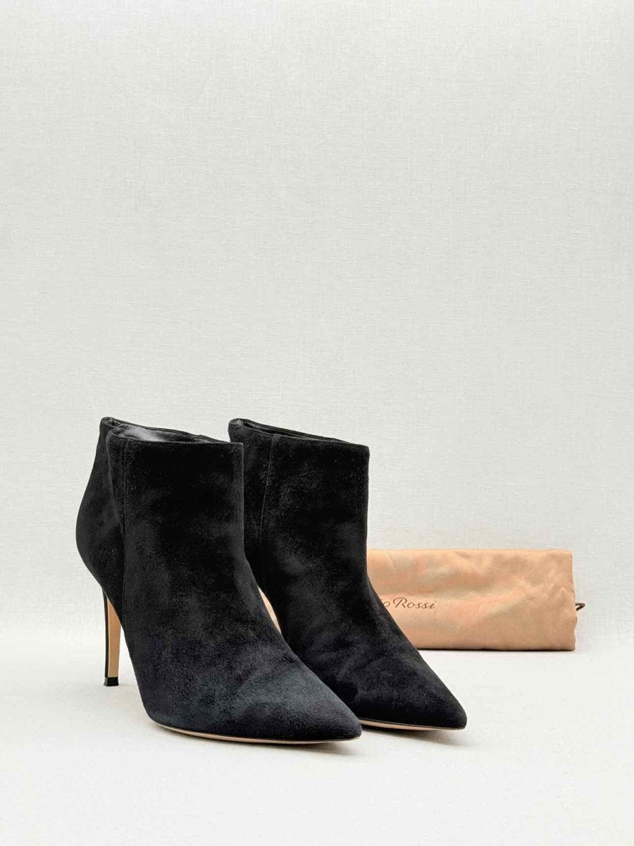 Pre - loved GIANVITO ROSSI Black Size EU 41 Ankle Boots at Reems Closet