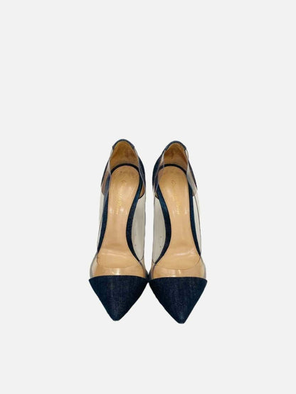 Pre - loved GIANVITO ROSSI Blue Pumps 40 at Reems Closet