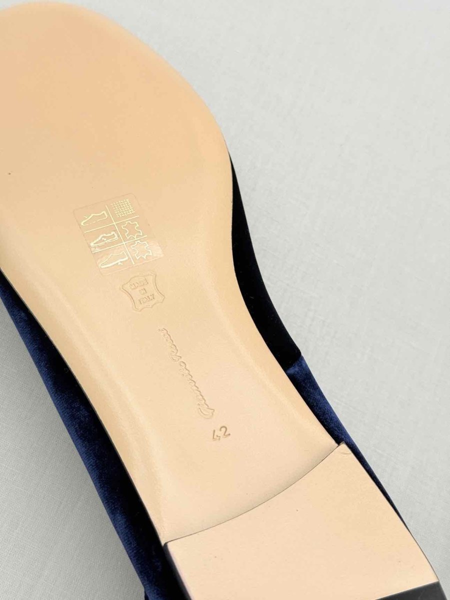 Pre - loved GIANVITO ROSSI Blue Size EU 42 Ballet Flats at Reems Closet