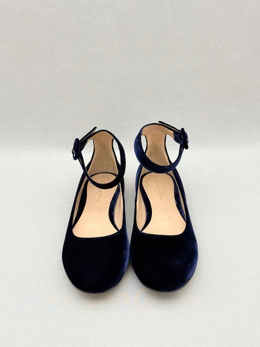 Pre - loved GIANVITO ROSSI Blue Size EU 42 Ballet Flats at Reems Closet