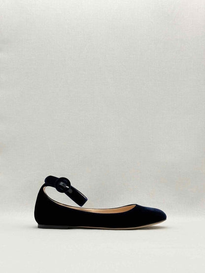 Pre - loved GIANVITO ROSSI Blue Size EU 42 Ballet Flats at Reems Closet