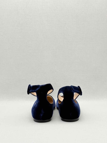 Pre - loved GIANVITO ROSSI Blue Size EU 42 Ballet Flats at Reems Closet