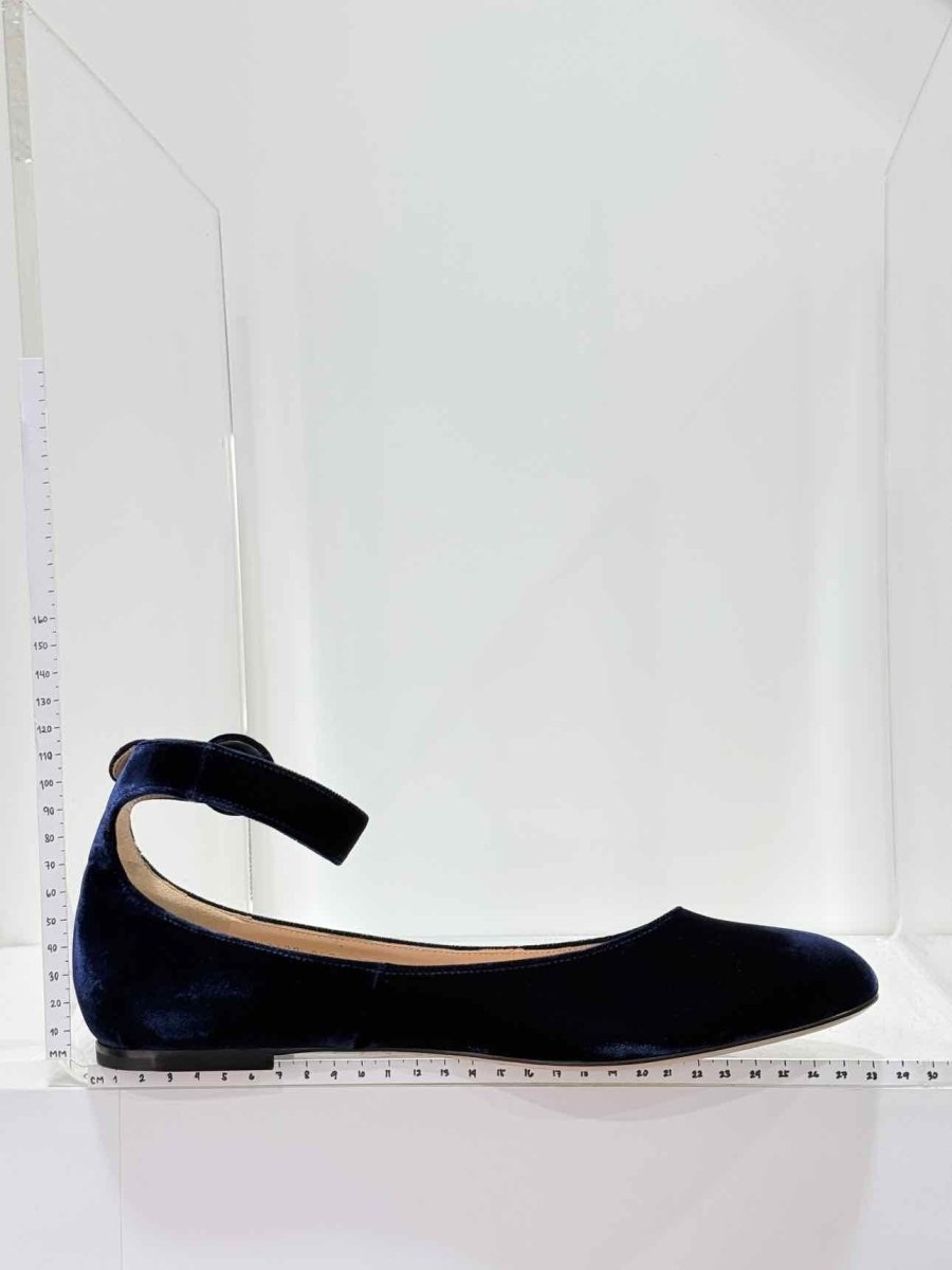 Pre - loved GIANVITO ROSSI Blue Size EU 42 Ballet Flats at Reems Closet
