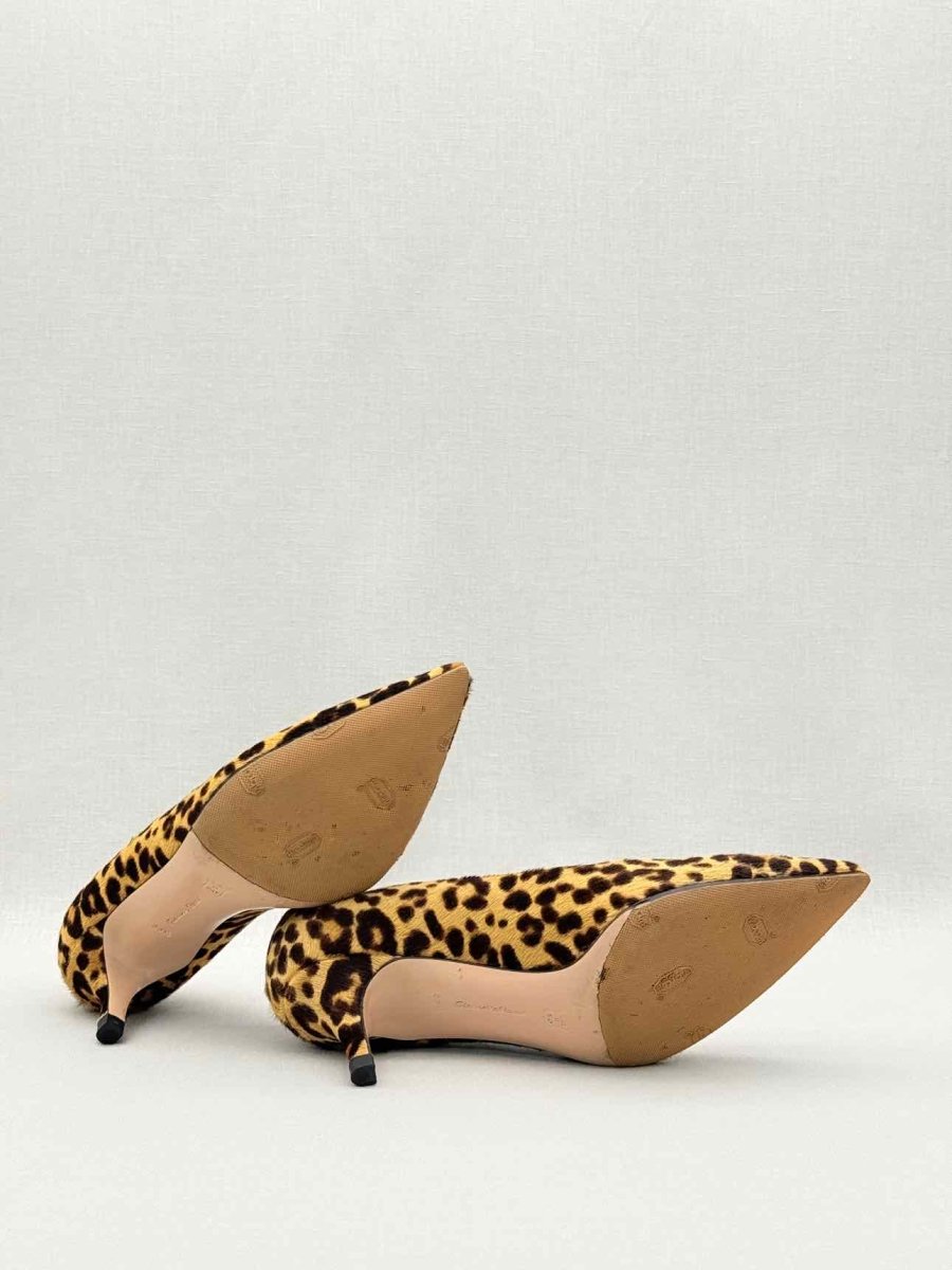 Pre-loved GIANVITO ROSSI Brown & Beige Size EU 35.5 Pumps at Reems Closet