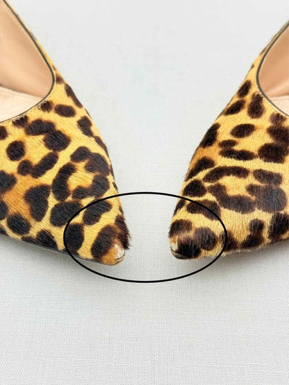 Pre-loved GIANVITO ROSSI Brown & Beige Size EU 35.5 Pumps at Reems Closet