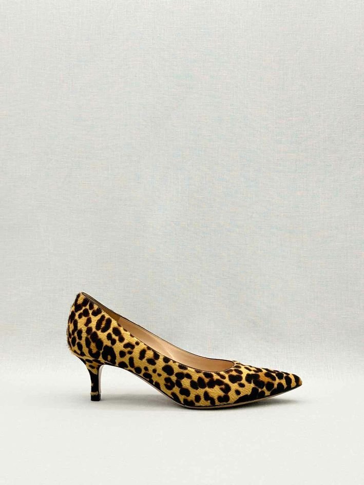 Pre-loved GIANVITO ROSSI Brown & Beige Size EU 35.5 Pumps at Reems Closet